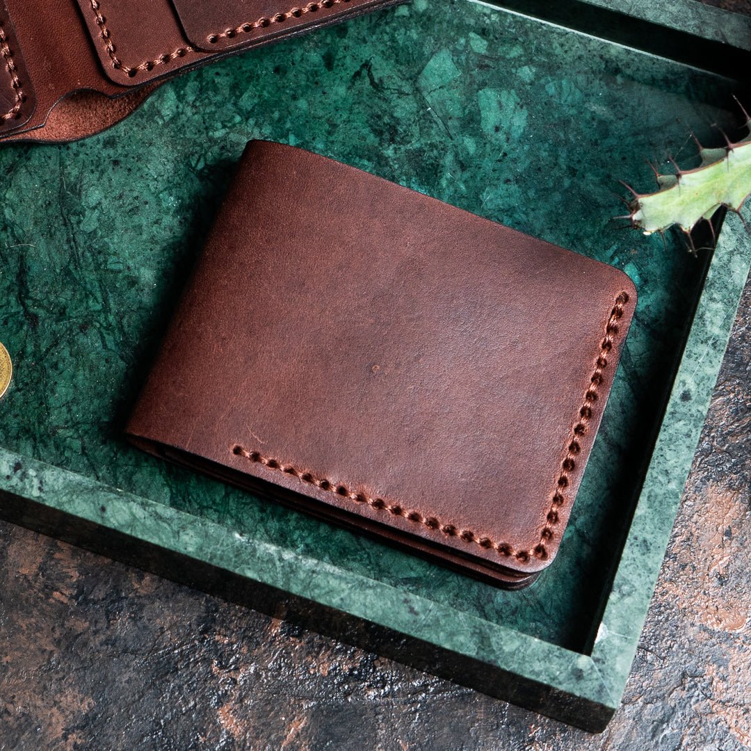 Hugo Reddish Brown- Cow Leather - Ceylon Leather Crafts