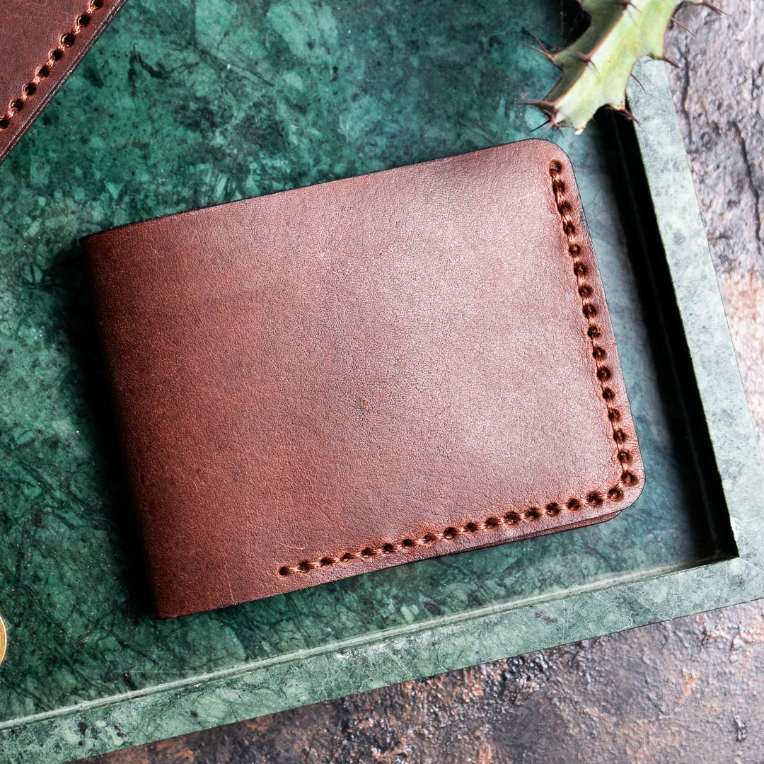 Hugo Reddish Brown- Cow Leather - Ceylon Leather Crafts