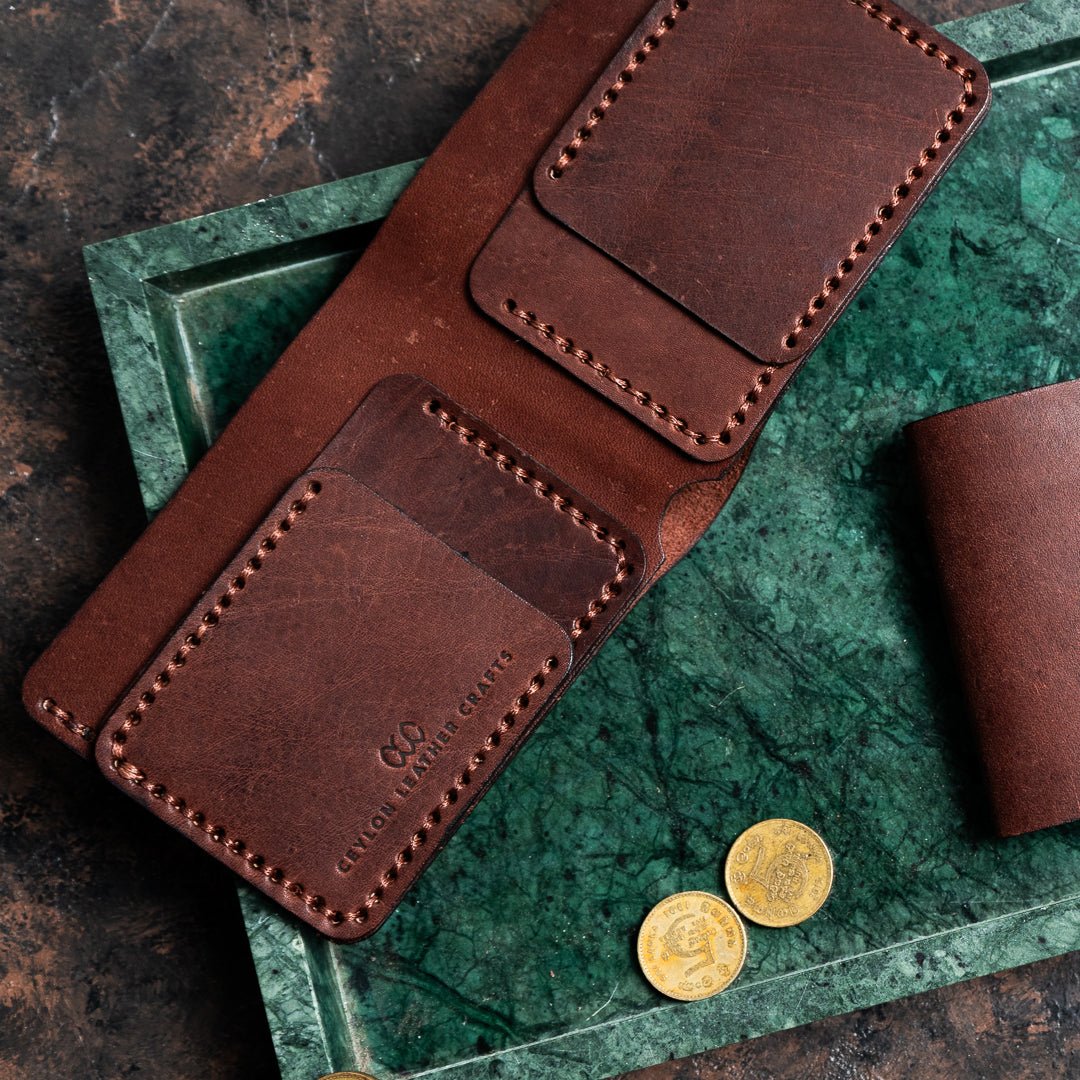 Hugo Reddish Brown- Cow Leather - Ceylon Leather Crafts