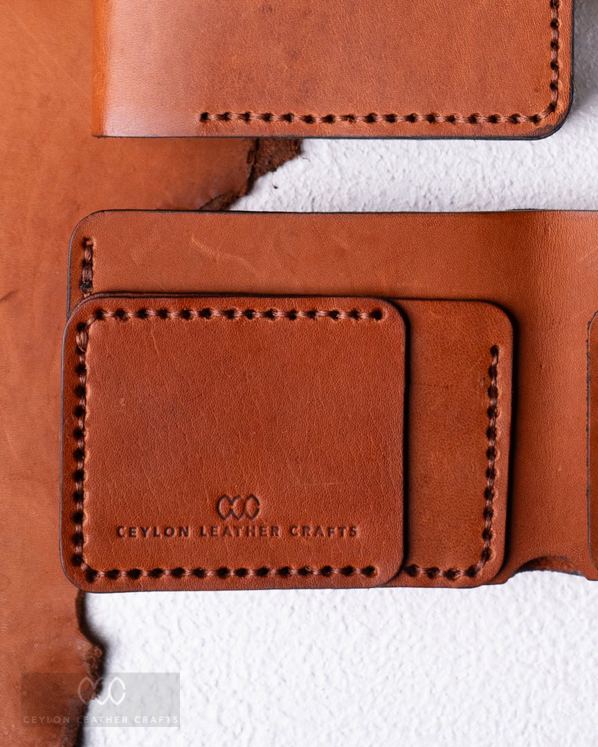 Hugo Reddish Brown - italian calf Cow Leather - Ceylon Leather Crafts