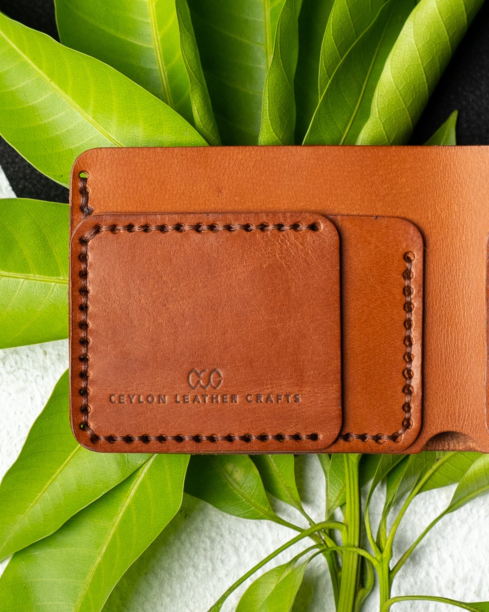 Hugo Reddish Brown - italian calf Cow Leather - Ceylon Leather Crafts
