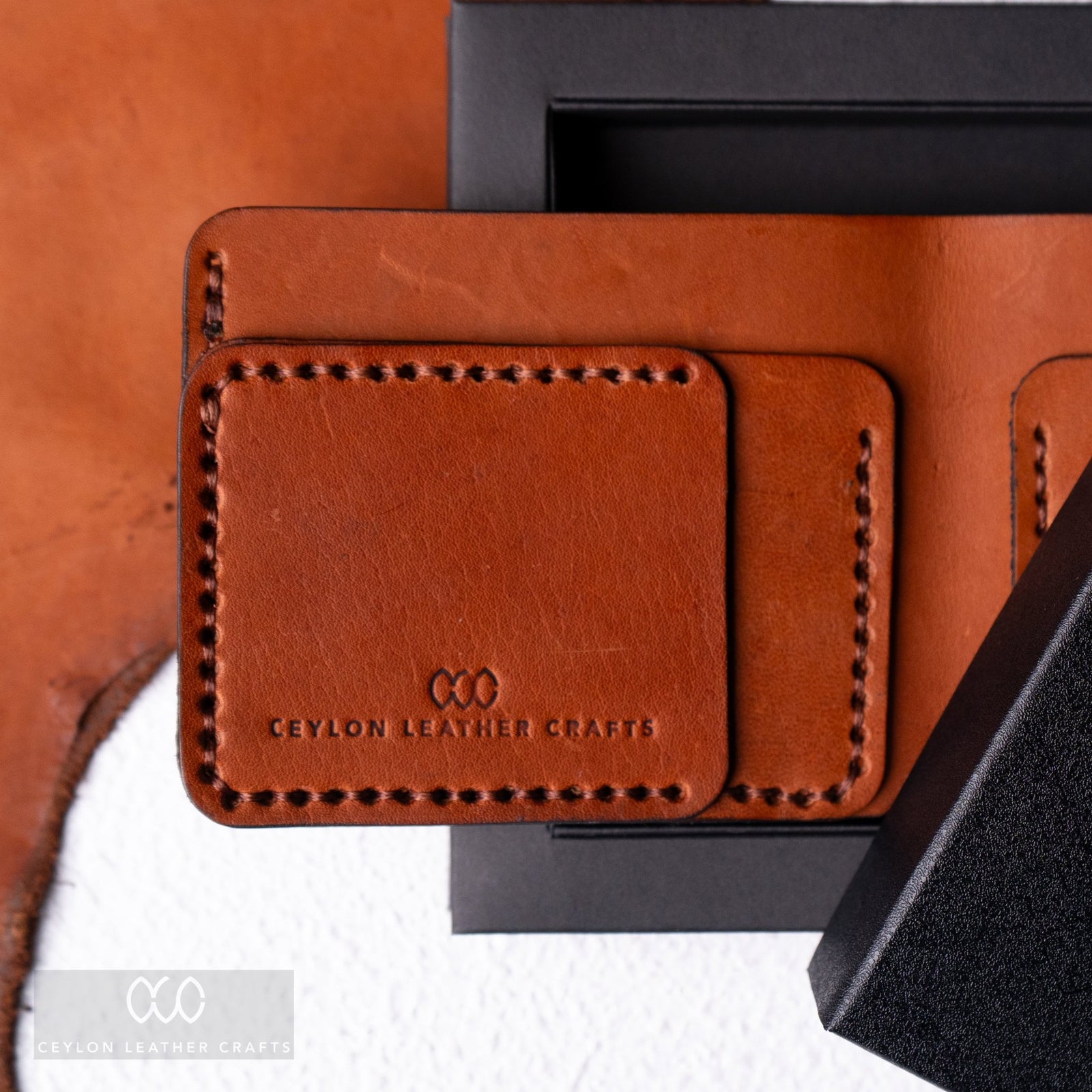 Hugo Reddish Brown - italian calf Cow Leather - Ceylon Leather Crafts