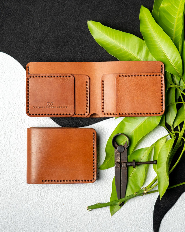 Hugo Reddish Brown - italian calf Cow Leather - Ceylon Leather Crafts