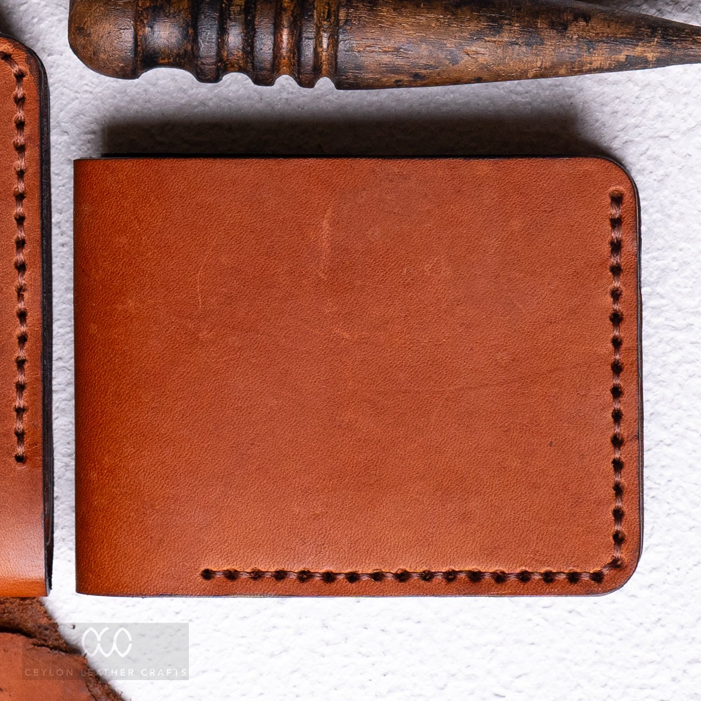 Hugo Reddish Brown - italian calf Cow Leather - Ceylon Leather Crafts