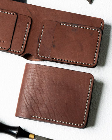 Hugo Wallet – Classic Brown Edition - Ceylon Leather Crafts