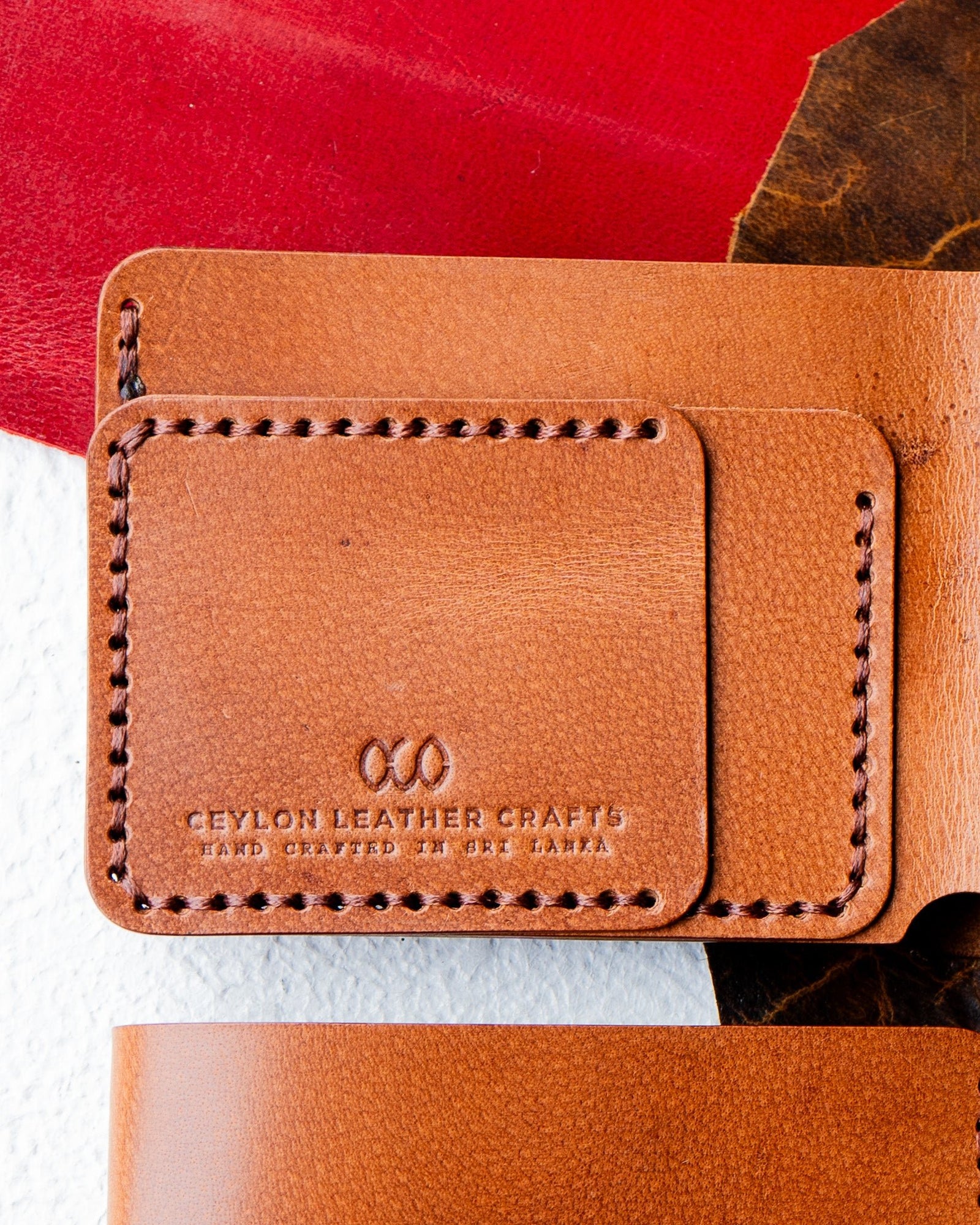 Hugo Wallet – Woody Tan Brown Leather Edition - Ceylon Leather Crafts