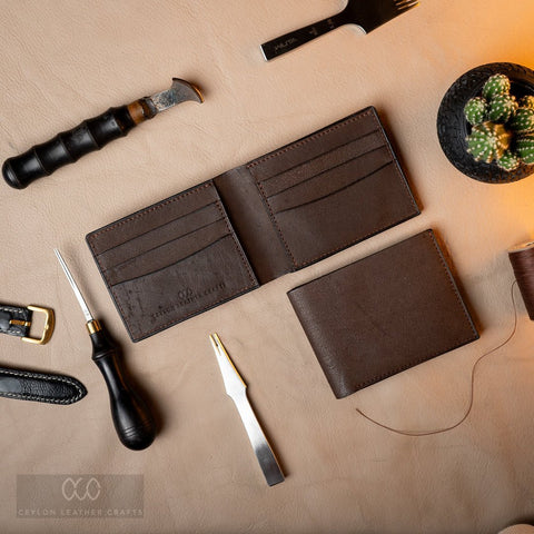 Leo - Buffalo mud brown - Ceylon Leather Crafts