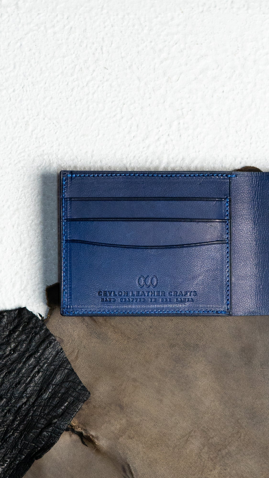 Leo Goat – Black and Blue - Ceylon Leather Crafts