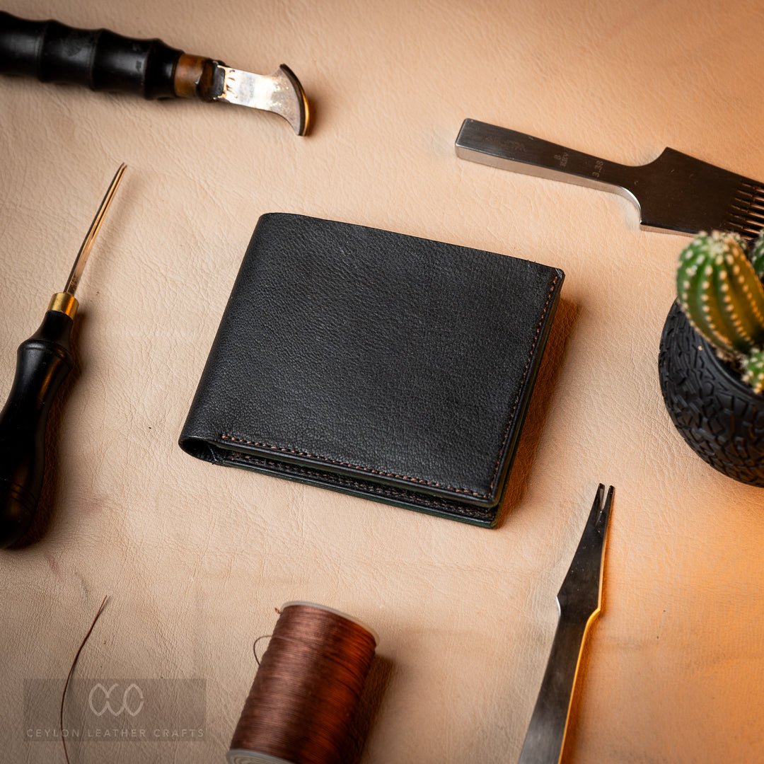 Leo - Goat Black - Ceylon Leather Crafts