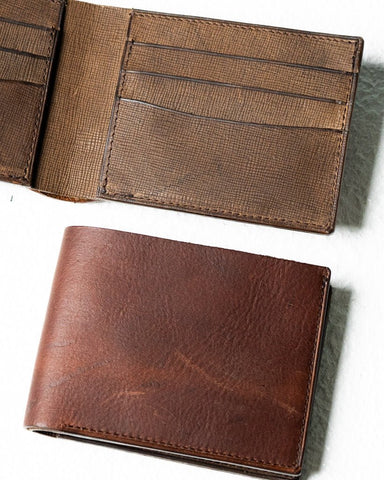 LEO Wallet – Dual Oil Pull - Up Edition (Dark Brown) - Ceylon Leather Crafts