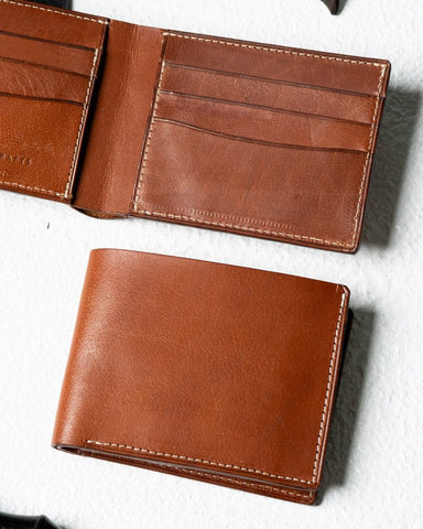 LEO Wallet – Italian Veg - Tanned Sample Edition - Ceylon Leather Crafts