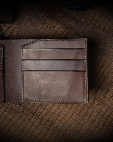Levi Wallet – Ceylon Dark Brown Leather Edition - Ceylon Leather Crafts