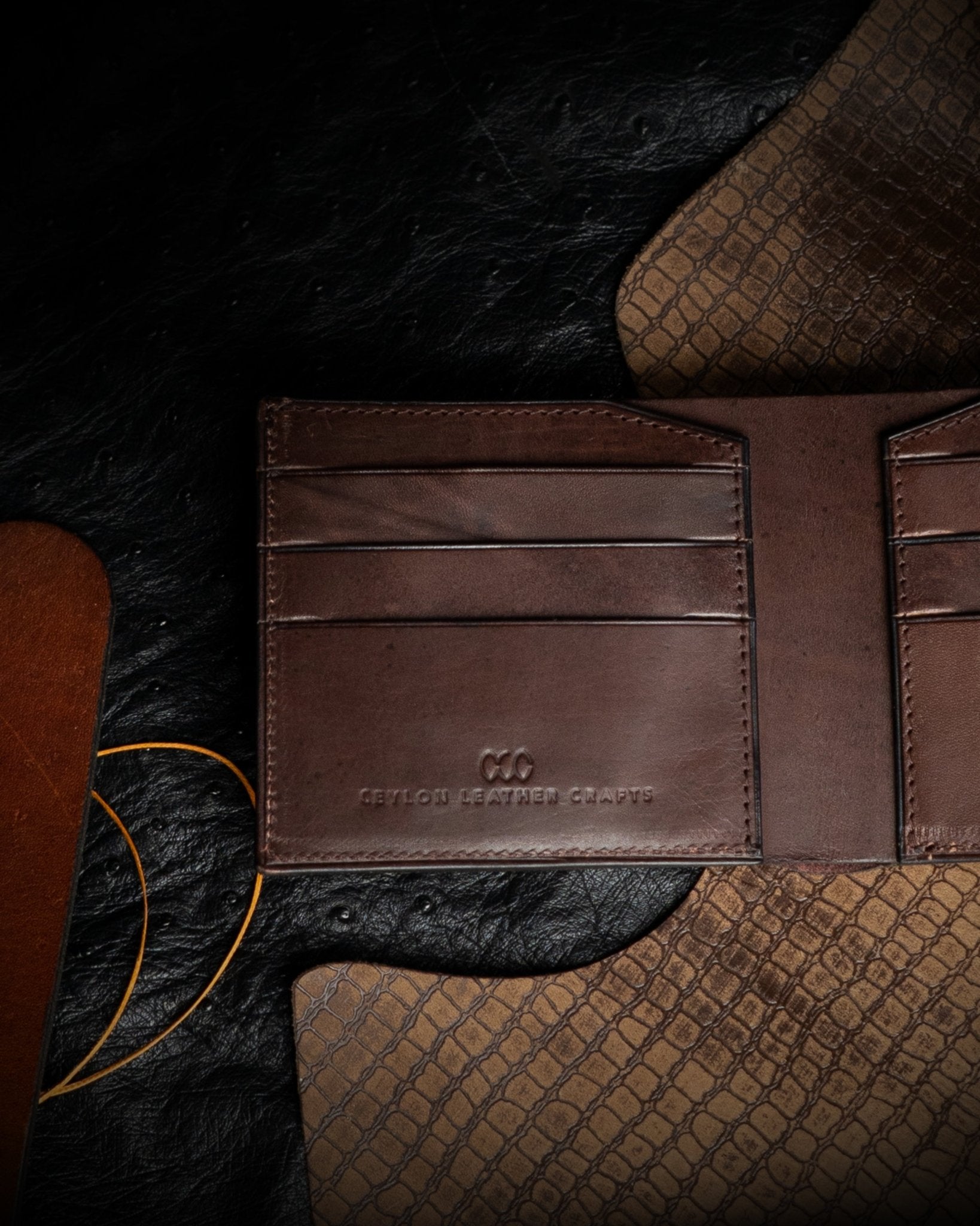 Levi Wallet – Ceylon Dark Brown Leather Edition - Ceylon Leather Crafts