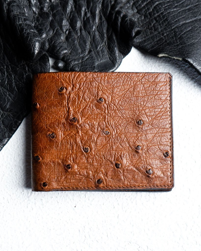 Ostrich Leather Bifold – Adam Edition - Ceylon Leather Crafts