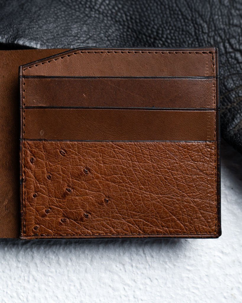 Ostrich Leather Bifold – Levi Edition - Ceylon Leather Crafts
