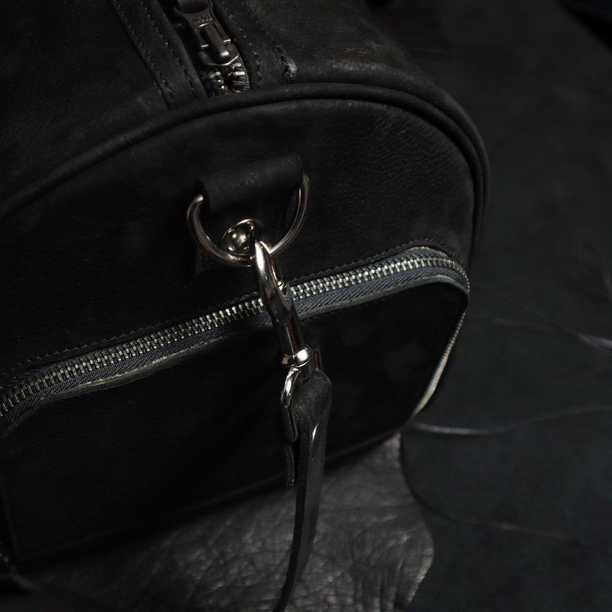 Rufus Duffle bags - Black Nubuck - Ceylon Leather Crafts