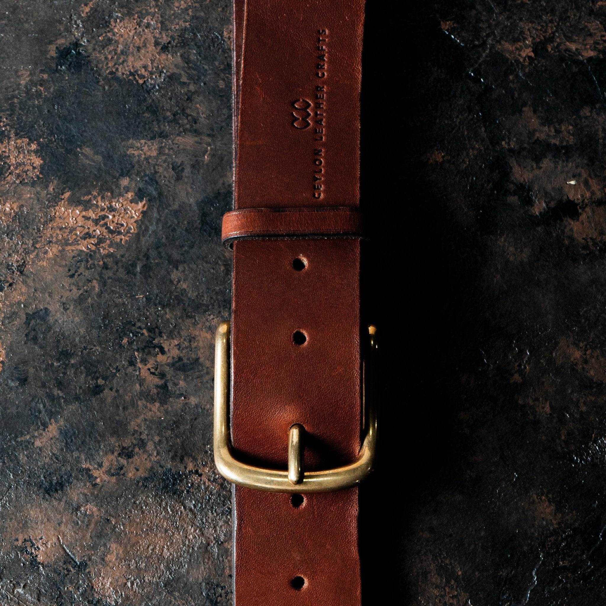 Abel Pure Leather Belts - Brass Buckle - Ceylon Leather Crafts