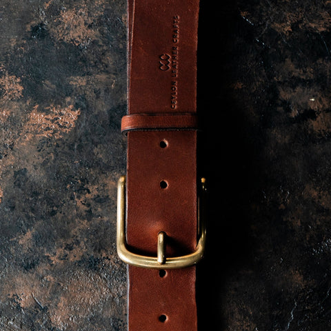 Abel Pure Leather Belts - Brass Buckle - Ceylon Leather Crafts
