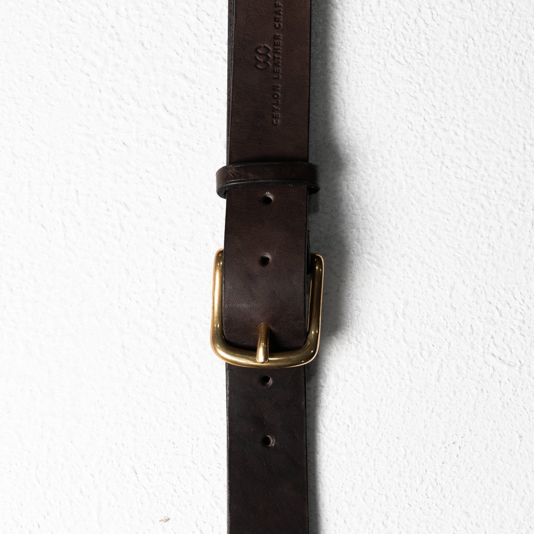 Abel Pure Leather Belts - Brass Buckle - Ceylon Leather Crafts