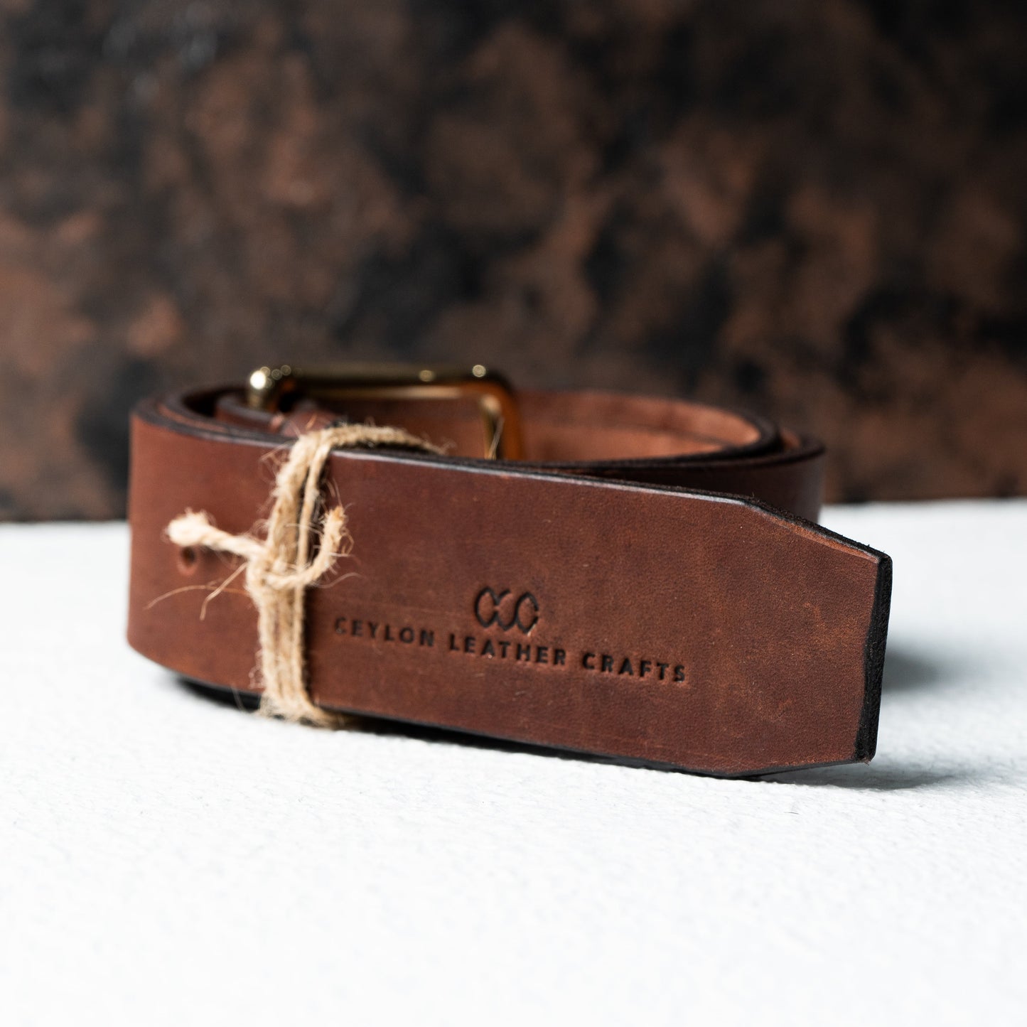 Abel Pure Leather Belts - Brass Buckle - Ceylon Leather Crafts