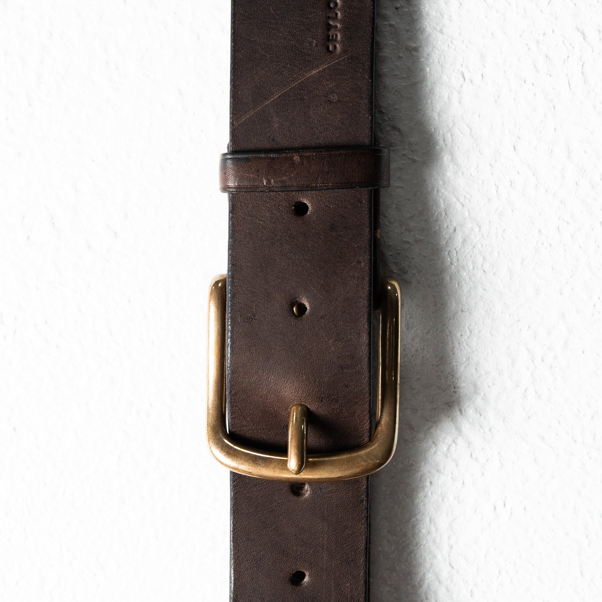 Abel Pure Leather Belts - Brass Buckle - Ceylon Leather Crafts