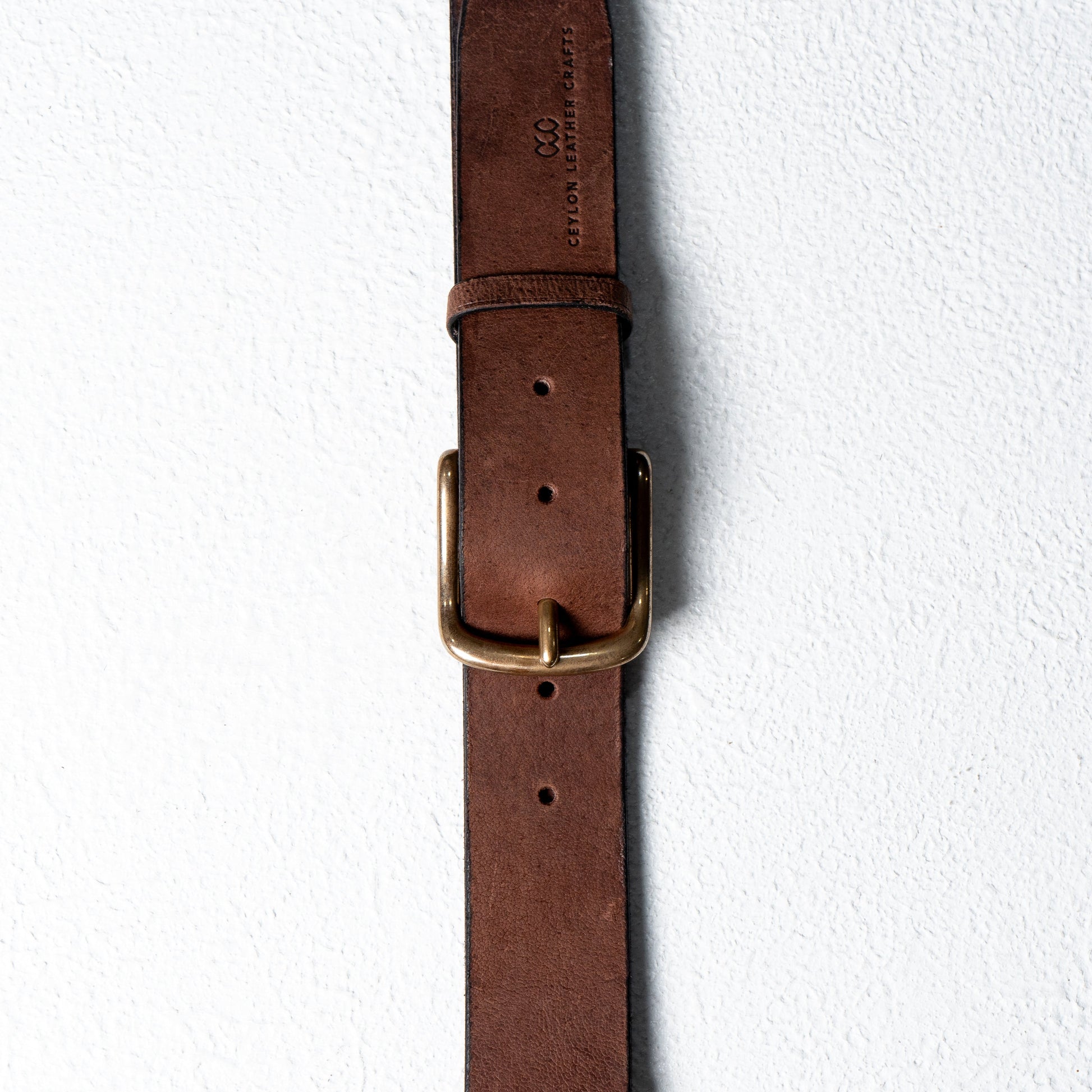 Abel Pure Leather Belts - Brass Buckle - Ceylon Leather Crafts