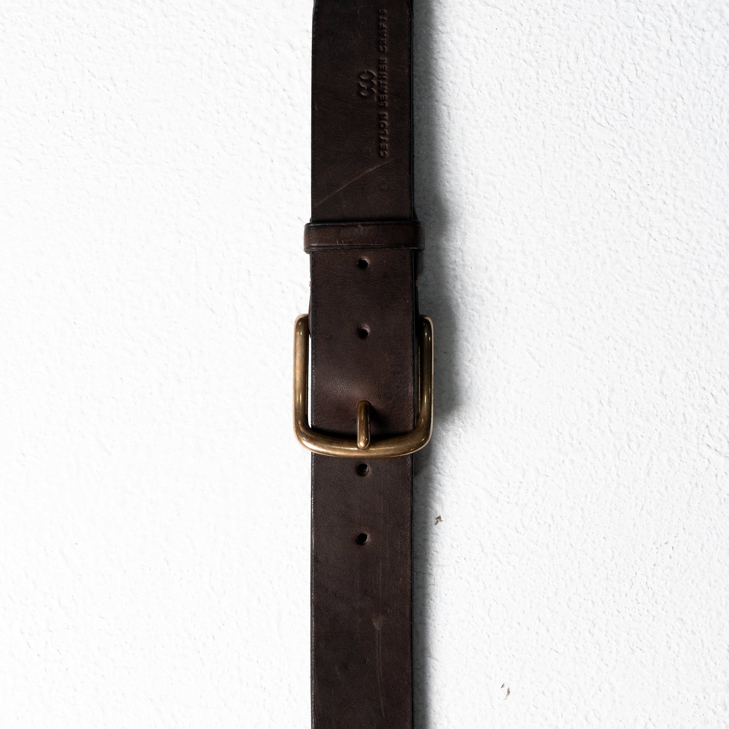 Abel Pure Leather Belts - Brass Buckle - Ceylon Leather Crafts