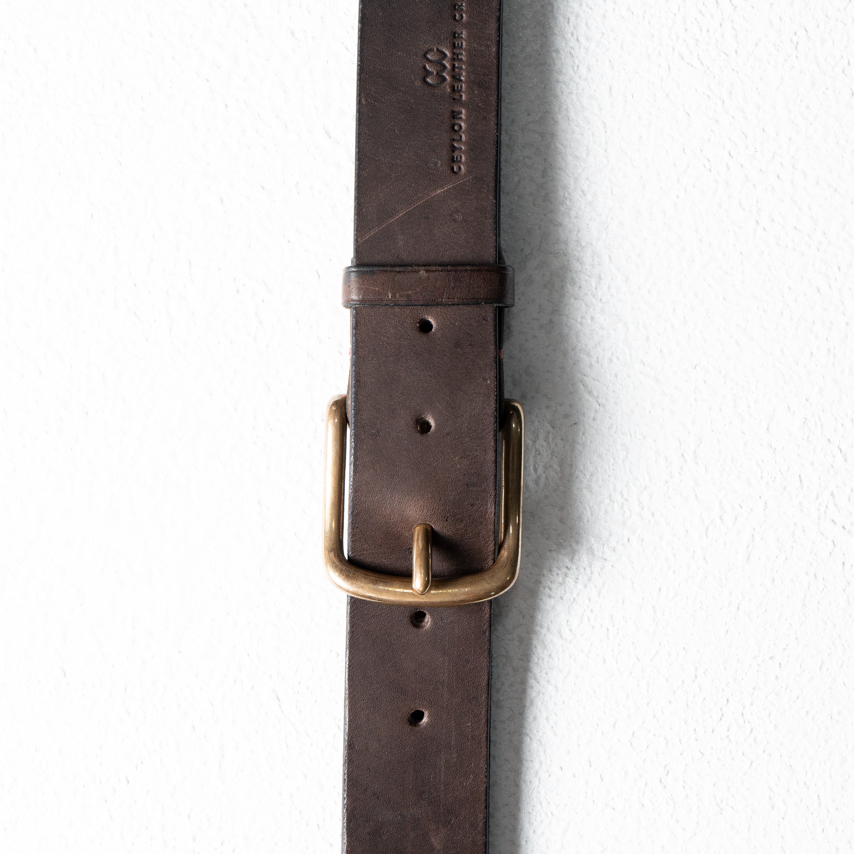 Abel Pure Leather Belts - Brass Buckle - Ceylon Leather Crafts