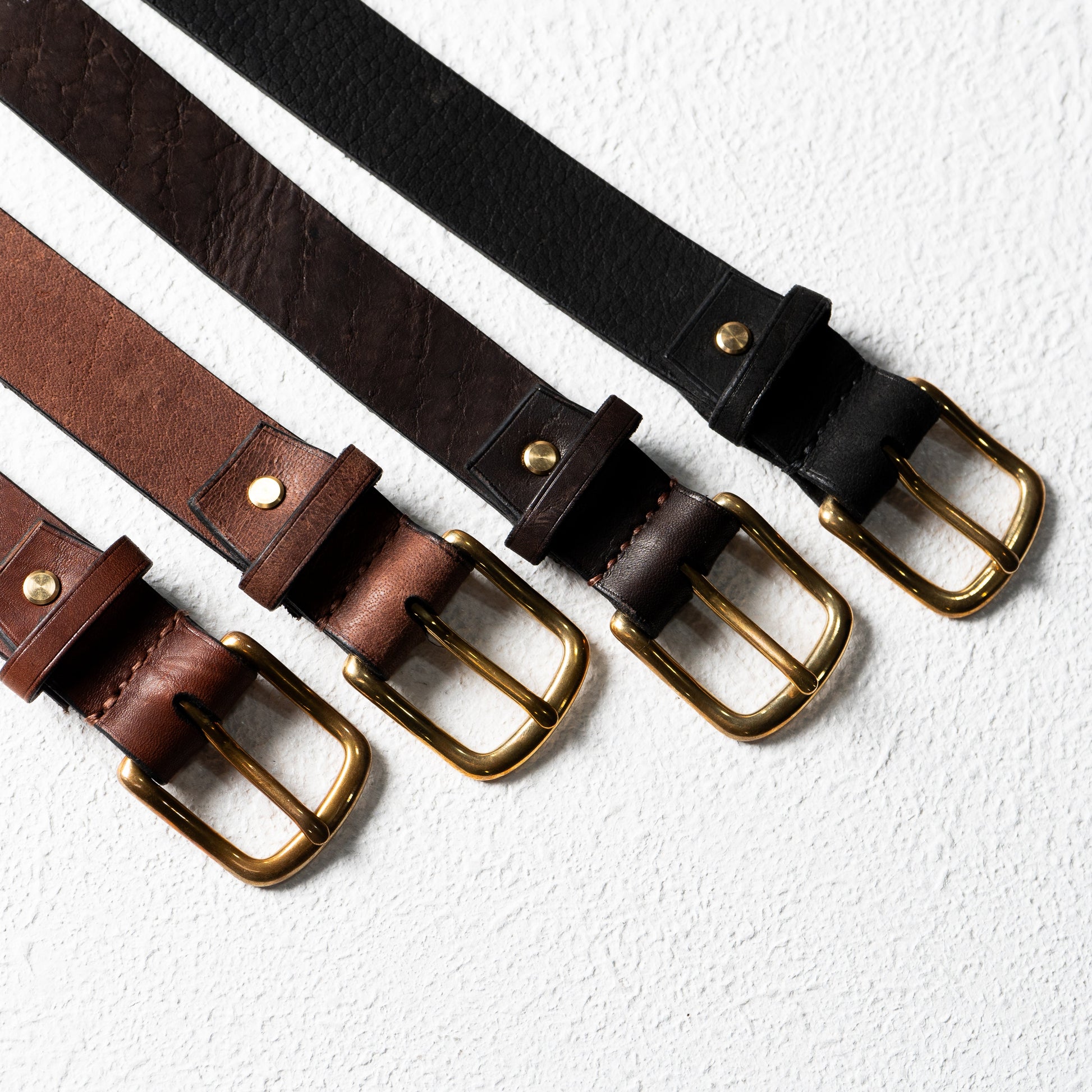 Abel Pure Leather Belts - Brass Buckle - Ceylon Leather Crafts