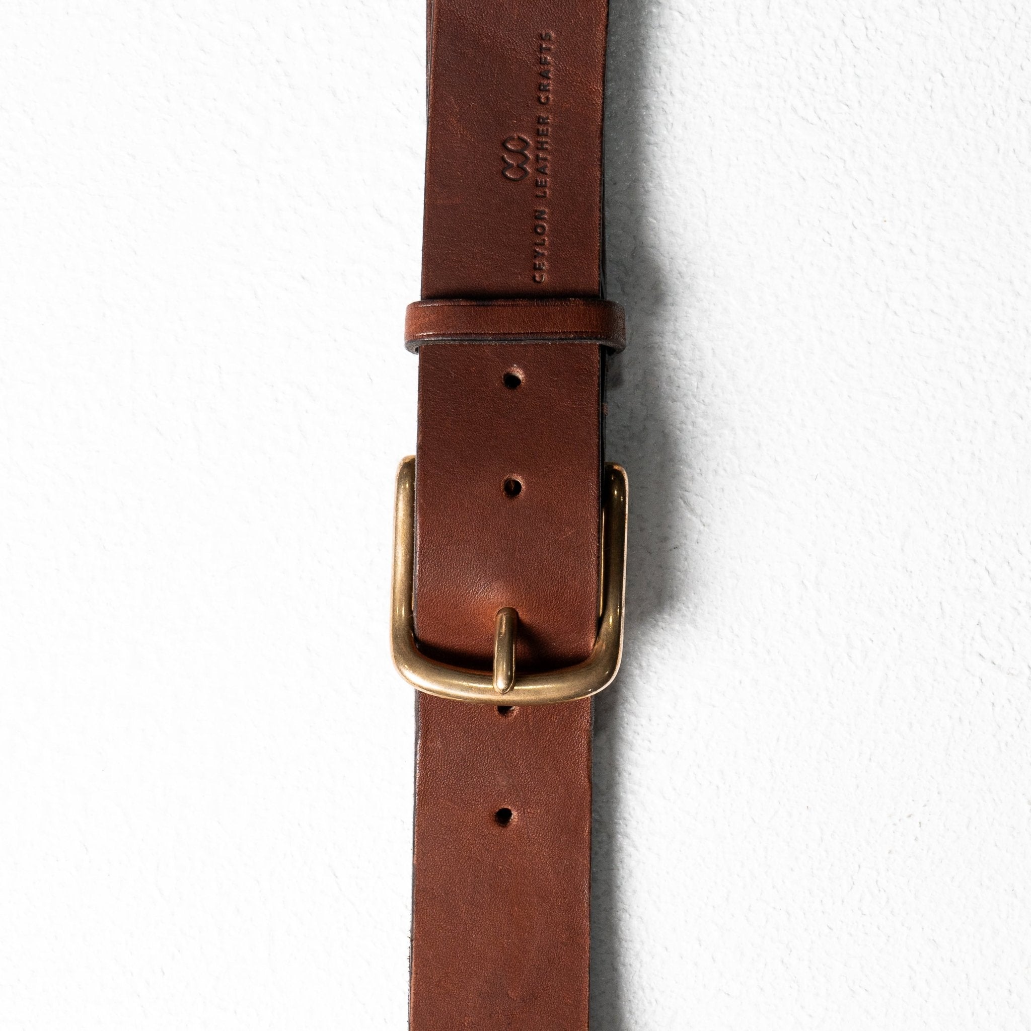 Abel Pure Leather Belts - Brass Buckle - Ceylon Leather Crafts