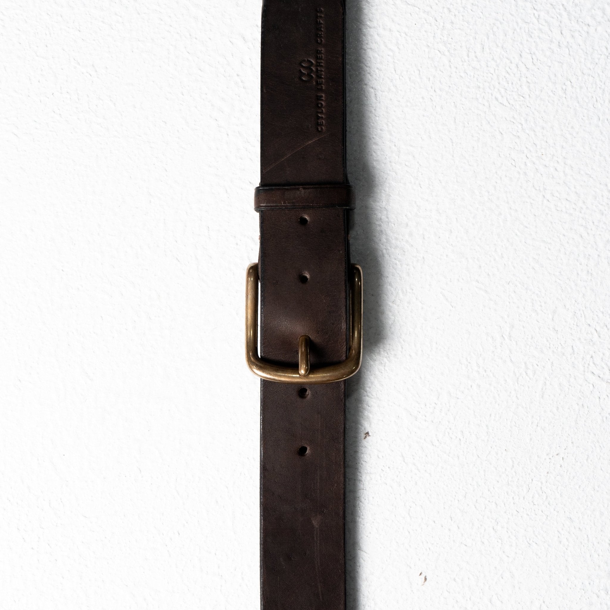 Abel Pure Leather Belts - Brass Buckle - Ceylon Leather Crafts