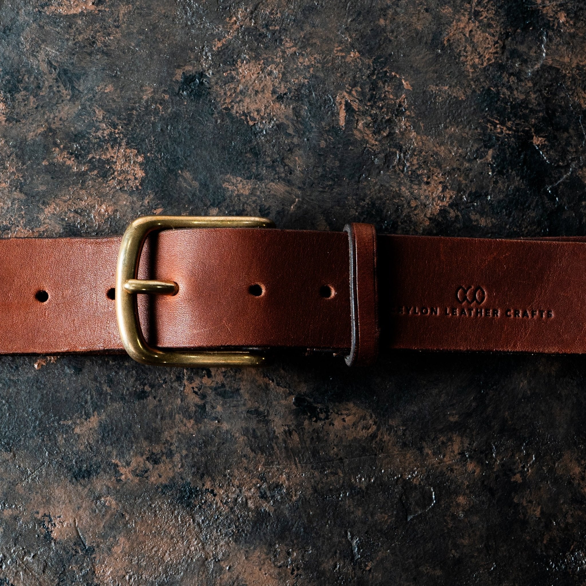 Abel Pure Leather Belts - Brass Buckle - Ceylon Leather Crafts