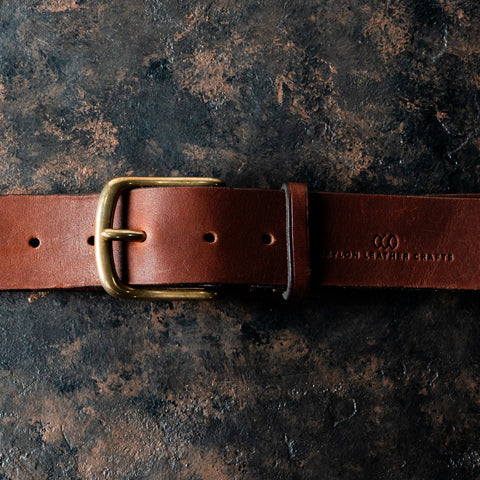 Abel Pure Leather Belts - Brass Buckle - Ceylon Leather Crafts