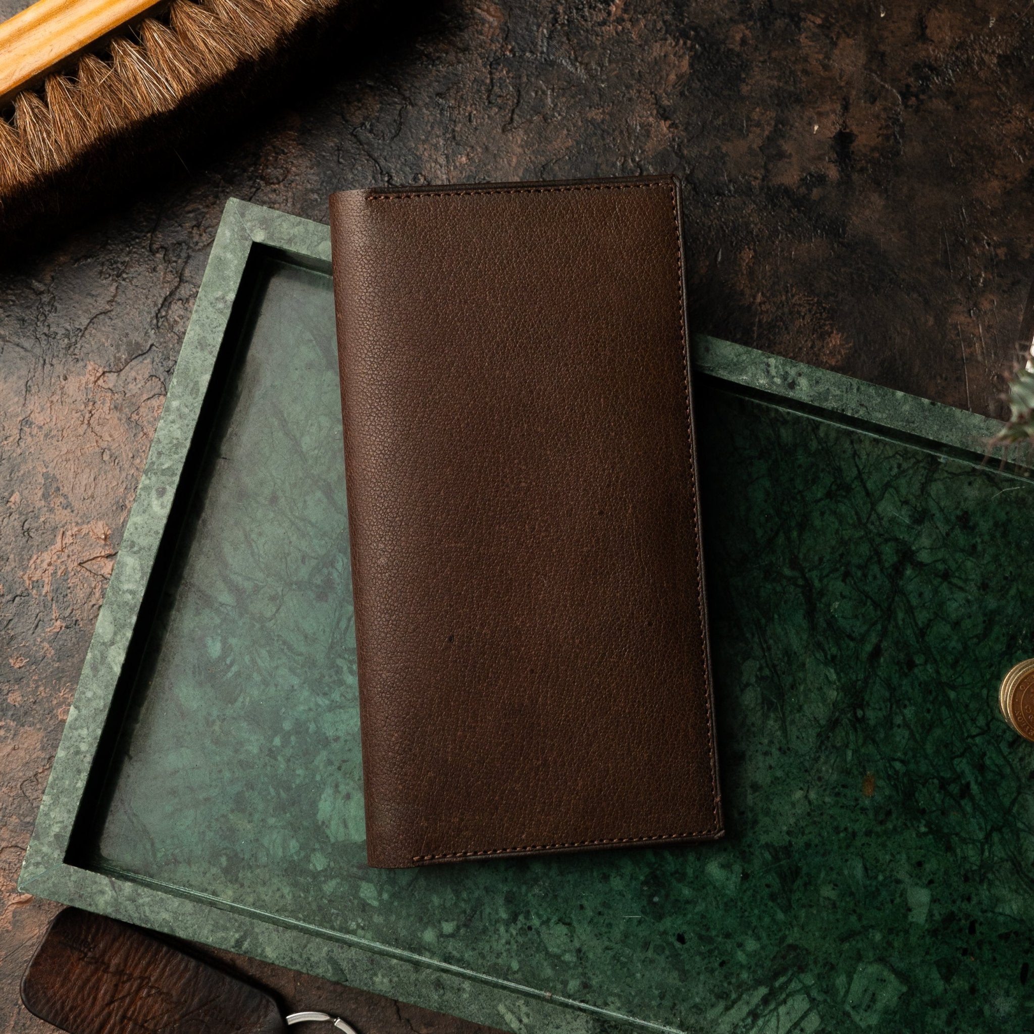 Caleb Vintage Brown - Goat Leather - Ceylon Leather Crafts