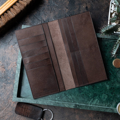 Caleb Vintage Brown - Goat Leather - Ceylon Leather Crafts