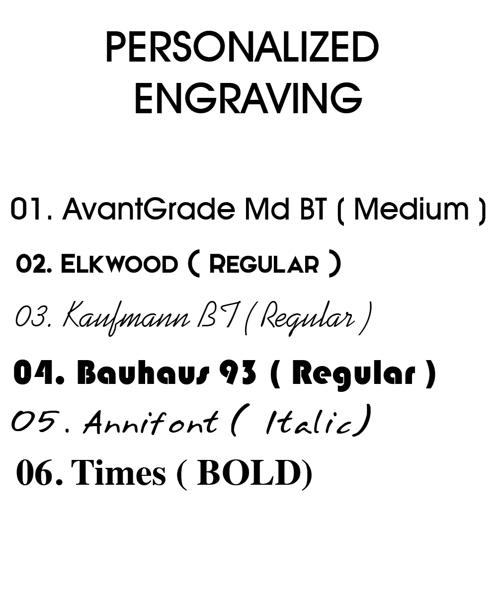 PERSONALIZED ENGRAVING - Ceylon Leather Crafts