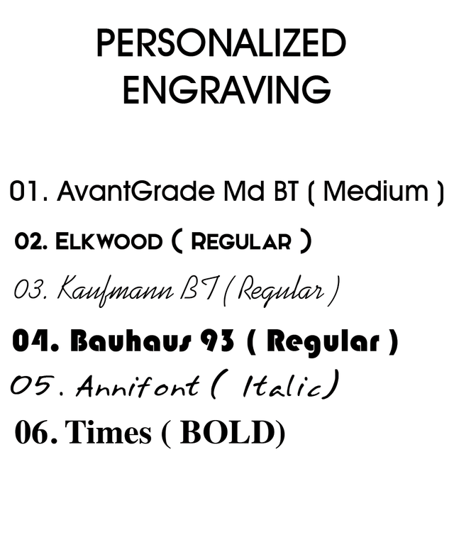 PERSONALIZED ENGRAVING - Ceylon Leather Crafts