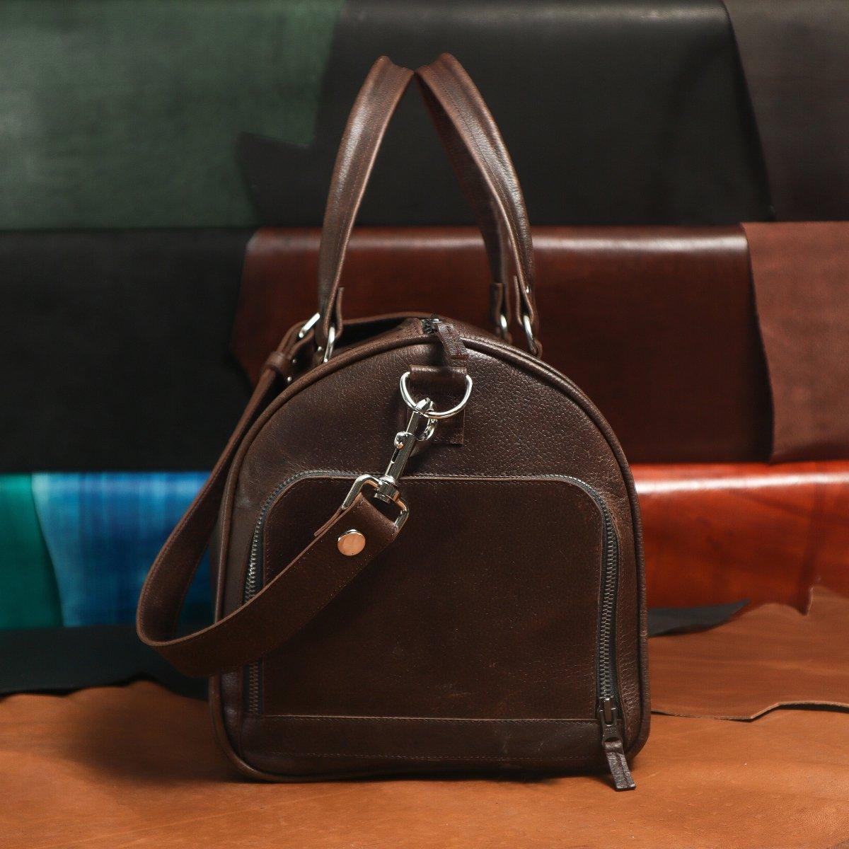Rufus Duffle bags - Vintage Brown - Ceylon Leather Crafts